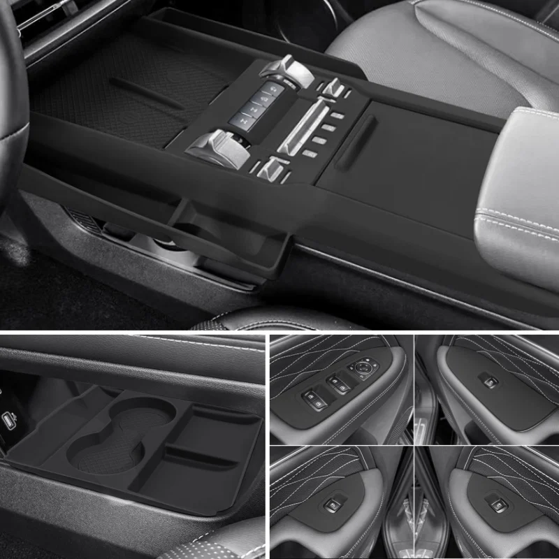 

LHD For Great Wall GWM WEY Tank 300 2025-2026 Automotive Interior Trim Strip Door Armrest Container Box Cover Plastic