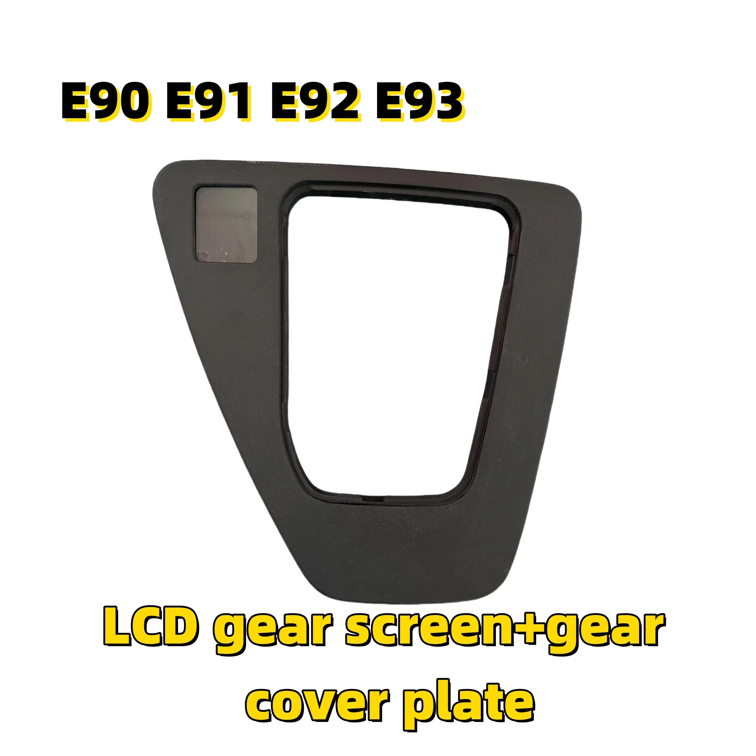 

BMW E90-E93 3 Series 2005-2012 LHD Gear Shift Panel - LED Display Center Console Trim, Sporty Styling Upgrade with Frame Cover