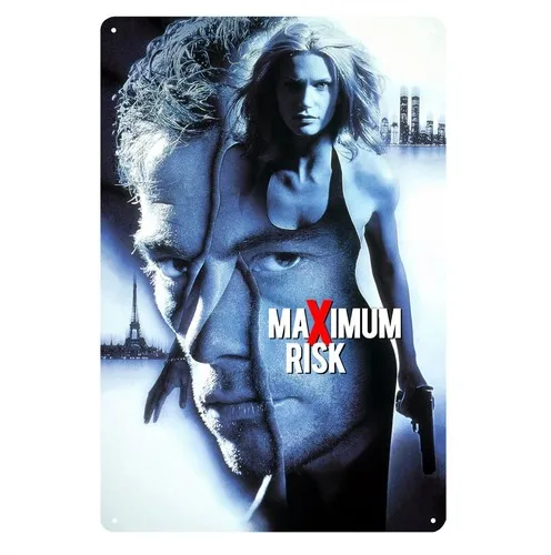 Maximum Risk jean claude van damme Movie Metal Poster Tin Sign