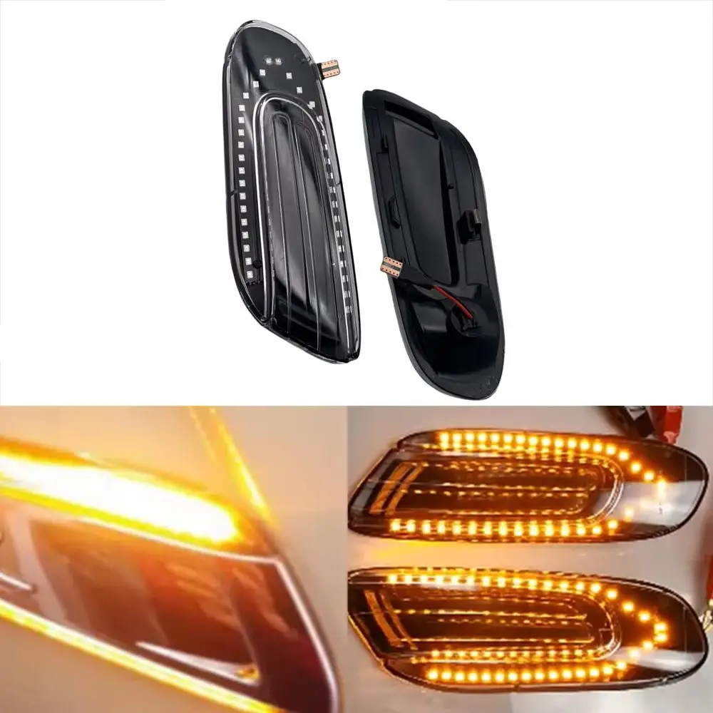 

2 шт. светодиодный динамический боковой габаритный фонарь, индикатор, габаритный фонарь на крыло, указатель поворота для Mini Cooper F55 F56 F57