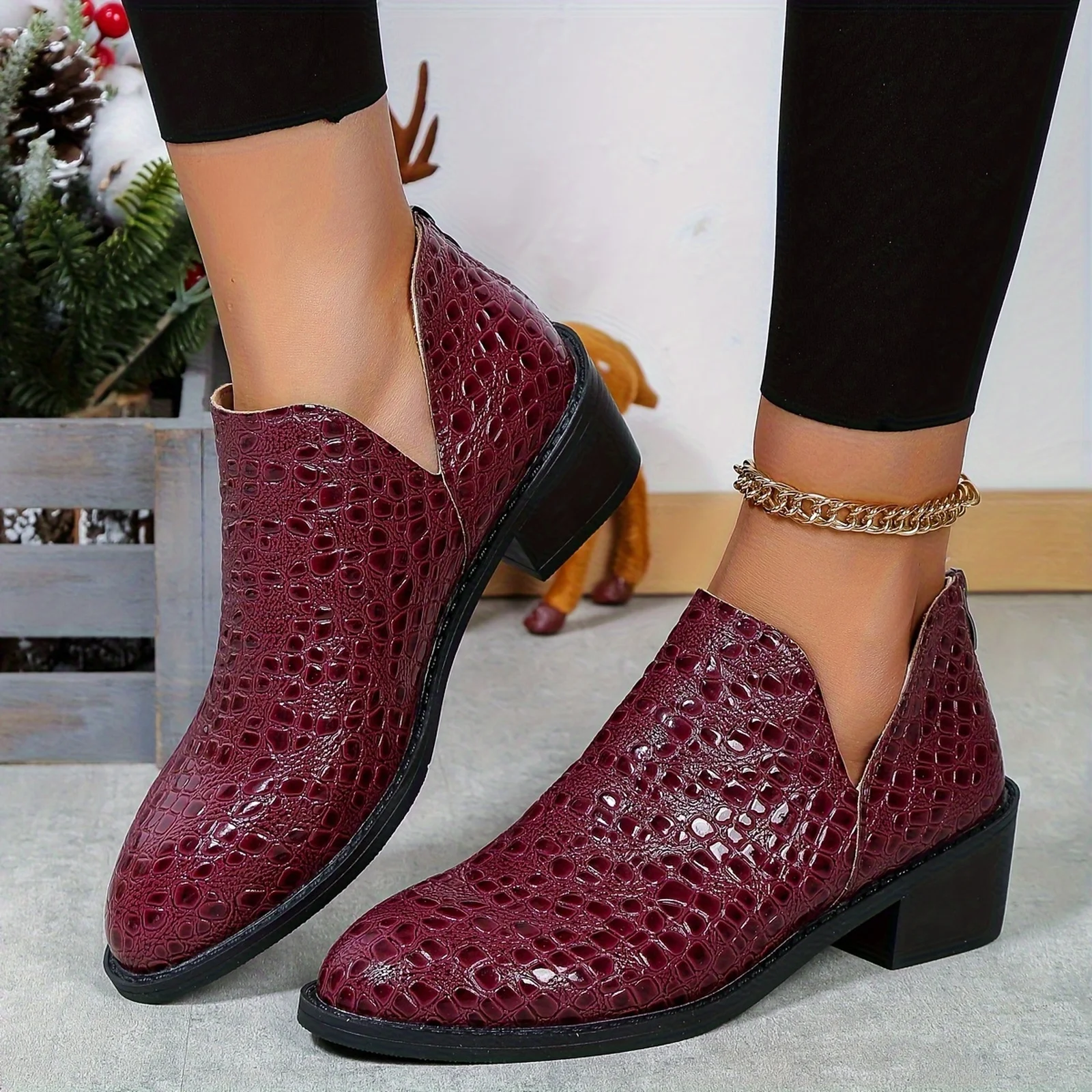 

Женские лоферы без шнуровки на массивном каблуке, модные ретро-лодочки большого размера, весна-осень, новый стиль, удобные туфли на плоской подошве из полиуретана