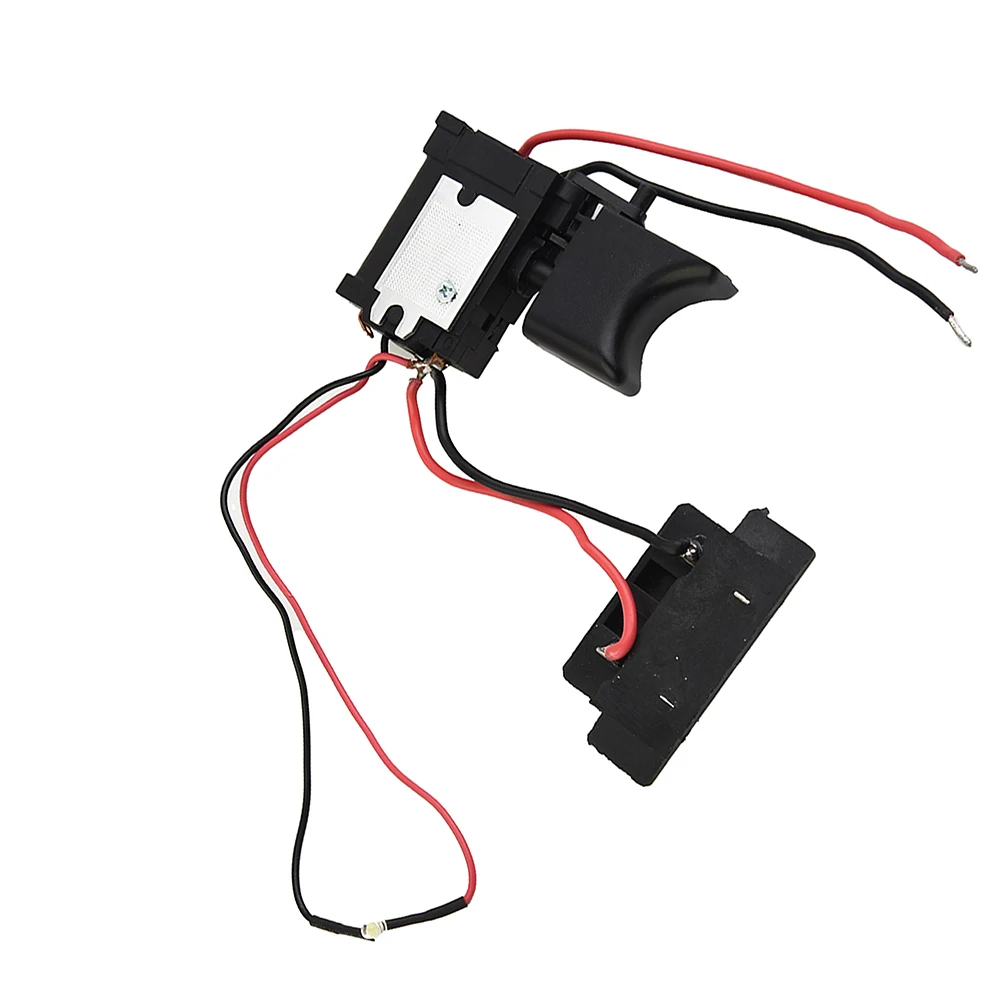 W/ Light Trigger Switch 12V14.4V18V Black Cordless Drill Lithium Battery Plastic/Metal Speed Control Trigger Switch