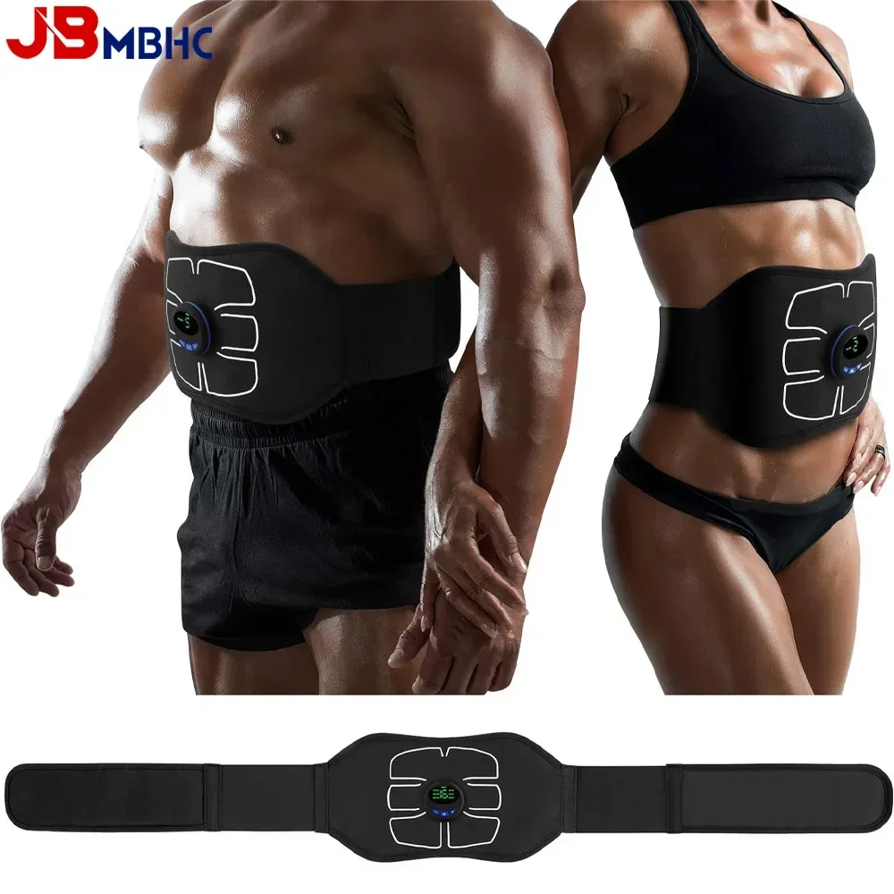 

EMS Abdominal Muscle Stimulator Abdominal Toning Belt Fitness ABS Training Device Muscle Exercise Instrument for Abdomen USB