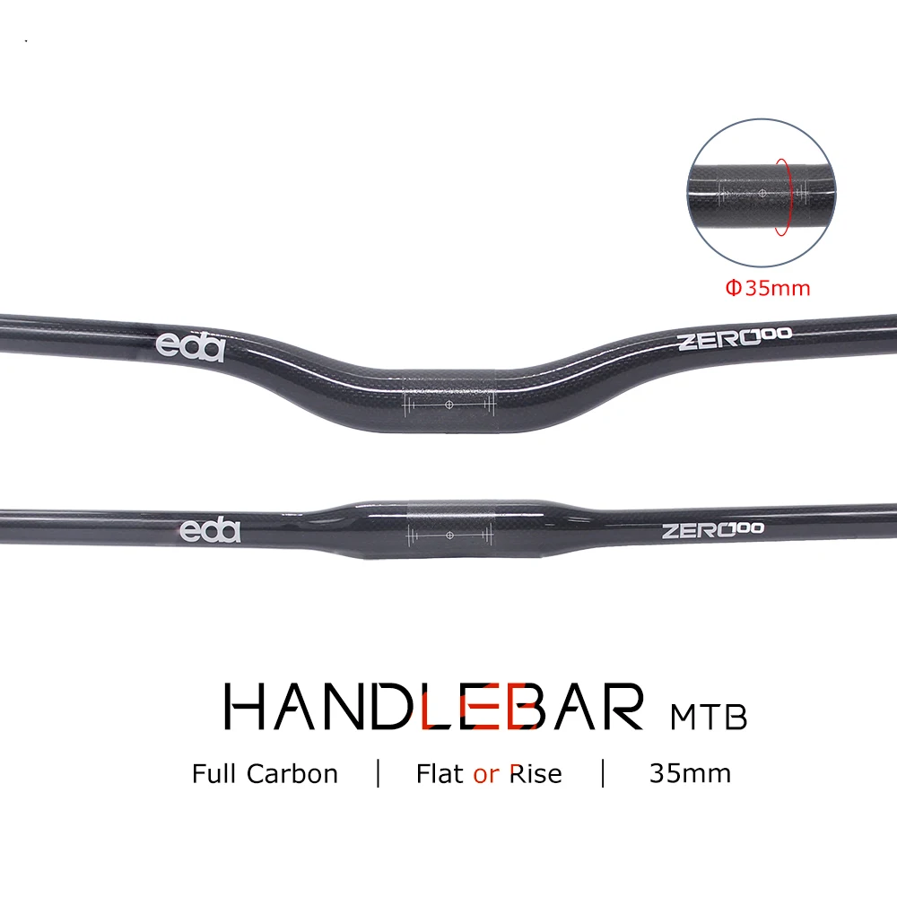 

Руль MTB из углеродного волокна 3K, диаметр зажима 35 мм, 720-780 мм, плоский или подъем, легкий руль XC, головка, часть велосипеда