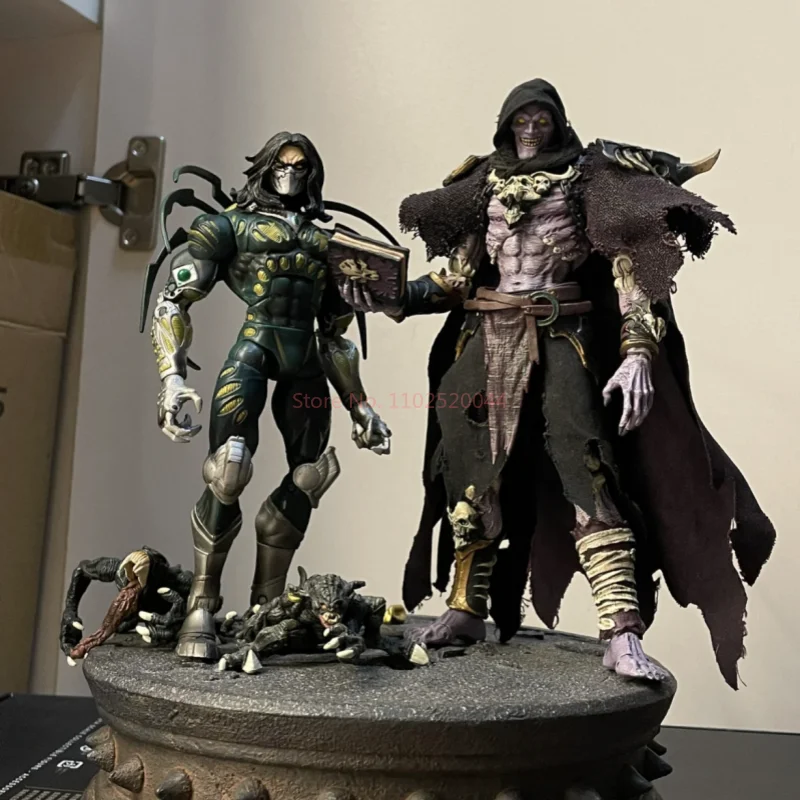 Undead warlock baron salman 1/12 escala colecionável figura de ação conjunto brinquedos memória original anime periférico pequeno demônio soldado