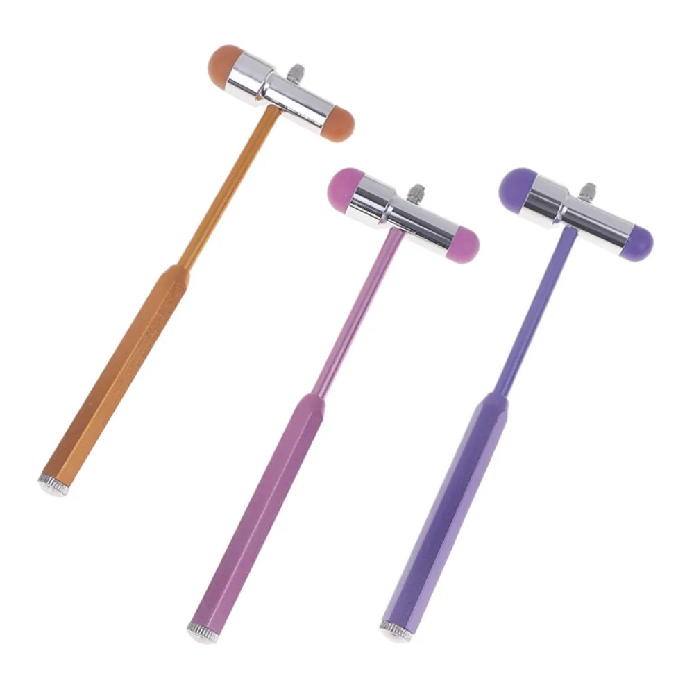 Multifunctional Plastic Percussion Hammer Dual Head Ergonomic Grip Handle Neurological Testing Hammer Tendon Hammer Household