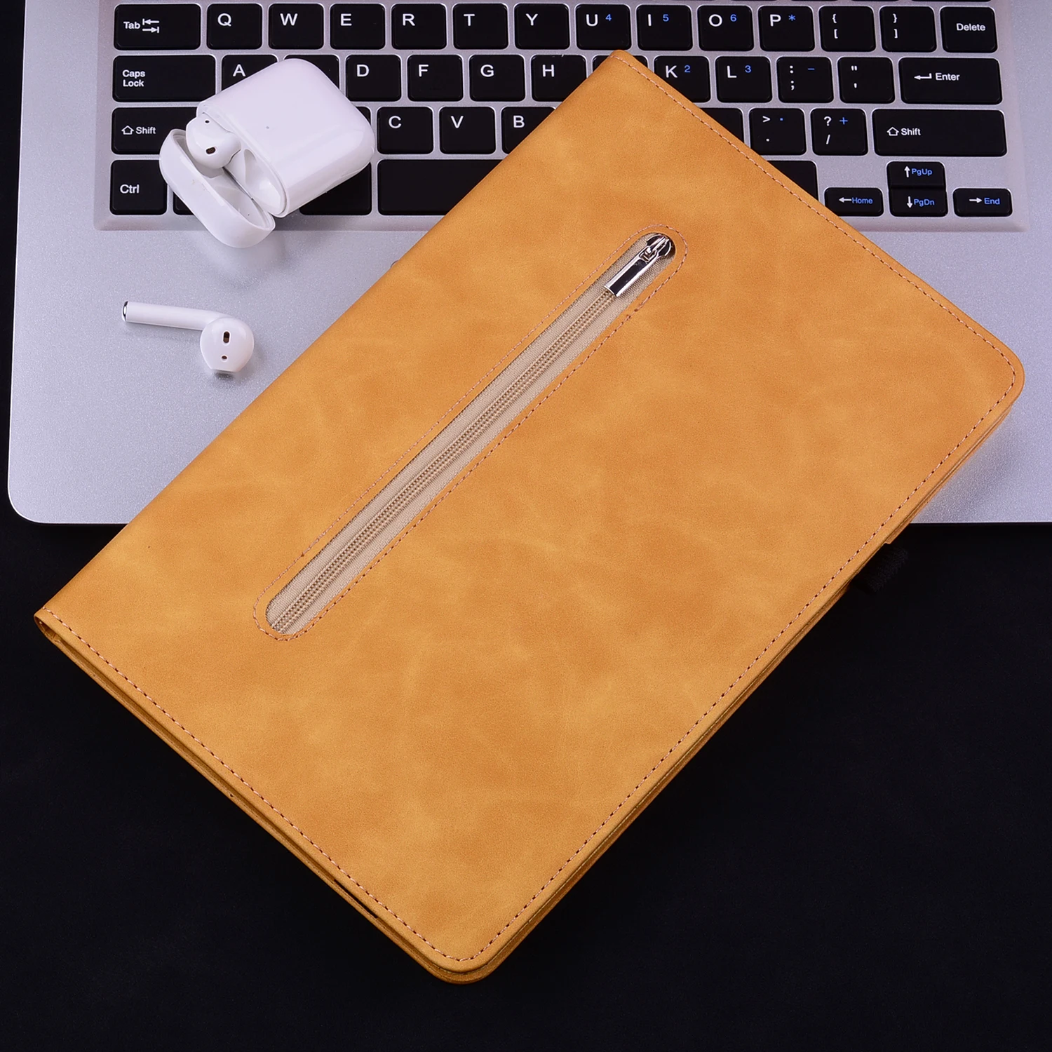 Zipper Tablet Leather Case for Xiaomi Redmi Pad 10.61 Pad 5 Pro 12.4 Xiaomi Pad 5 /Pad 5 Pro 11inch Stand Funda Cases Coque