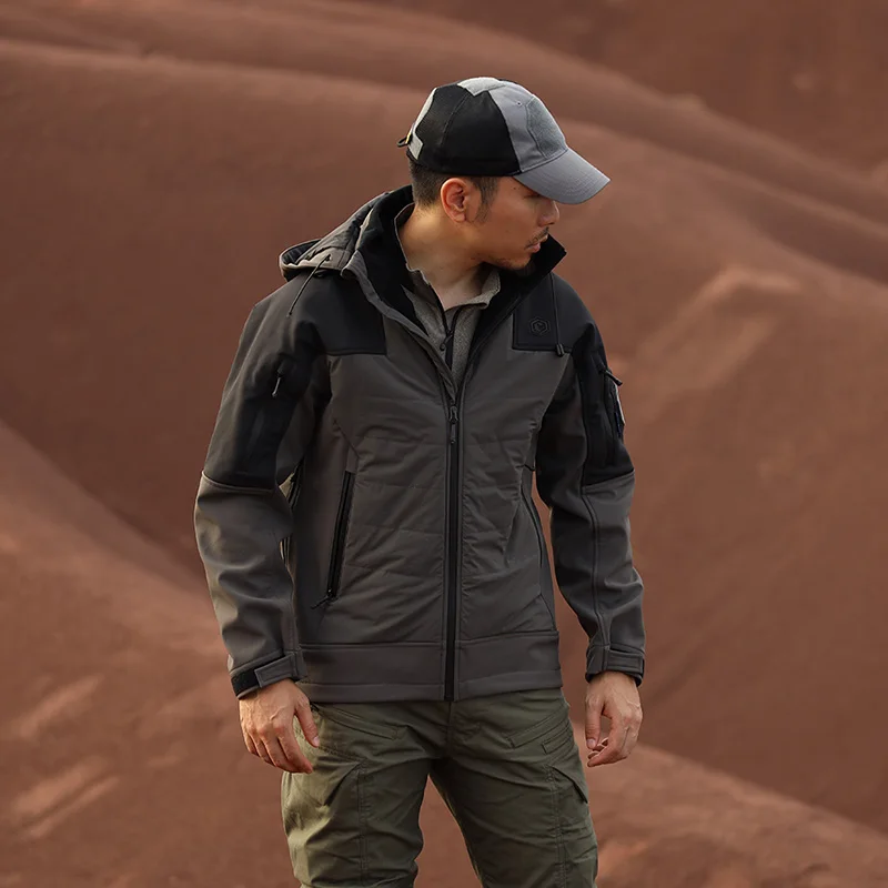 

Emersongear Blue Label Tactical Fierce Capture Triple G2 Functional Tech Jacket Windproof Coat Hiking Outdoor Camping Hunting