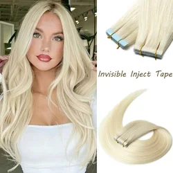 Invisible Tape in Extensions Human Hair For Salon PU Skin Weft Human Hair Extensions Injection Tape in Hair Extensions 10pc/pack
