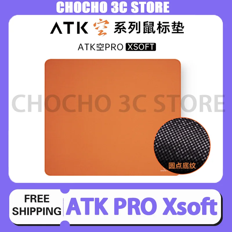 Atk Pro Xsoft Esports Gamer Mouse Pad Anti Slip Pad Gaming Gears Poron CSGO PFS Pads For Desktop 60%-80% 4mm Gaming Mouse Pads