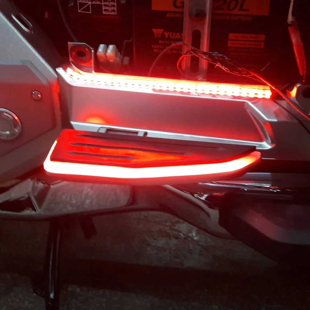 For Honda Goldwing1800 GL1800 2018+ New Motorcycle LED Decoration LED Lighting Windshield Air Deflectors Footrest Accessories