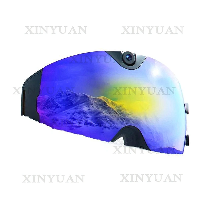 Action Camera, 4K WiFi Full HD Headmounted Sunglasses Body Cam, POV Video Recorder for Skiing and Snow Sports