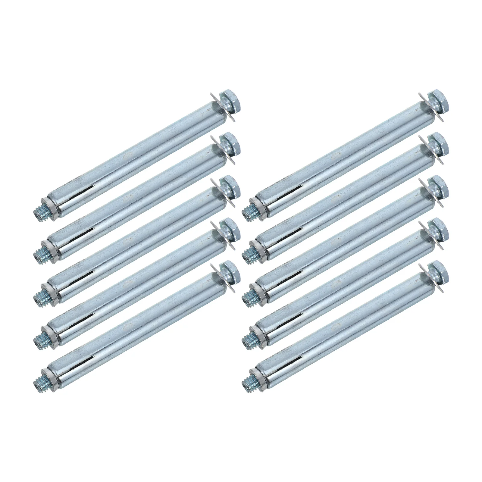 

20pcs Fastening Expansion Bolts Carbon Steel Durable Secure Fixing Locator Concrete Asphalt Parking Lot Screws Bolts