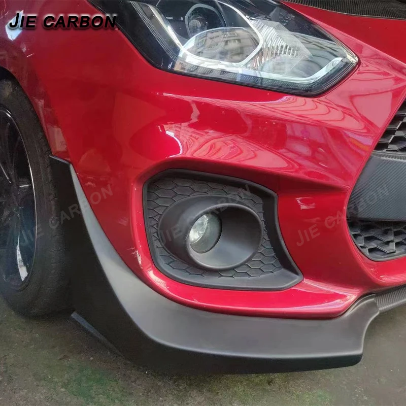 Carbon Fiber Car Front Bumper Front Lip Corner Wrap Spoiler Diffuser Corner Guard Body KitFor Suzuki Rain Bird 2018-2024  Sport