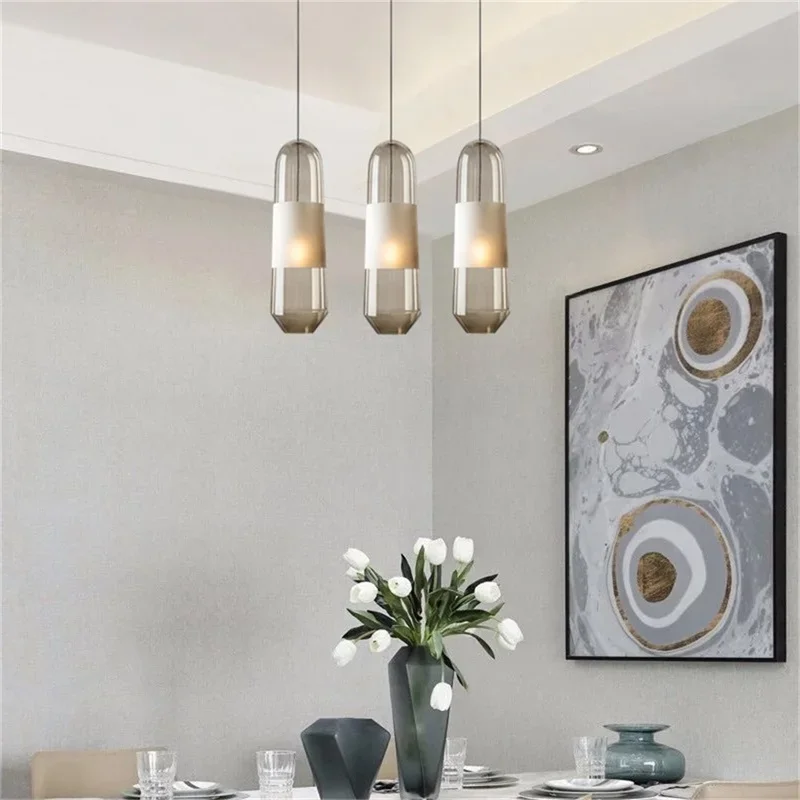 KERWIN Nordic Pendant Light Contemporary Creative LED Lamps Fixtures For Home Decorative Dining Room