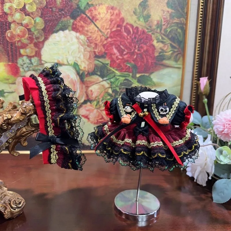 

20 см хлопковая кукольная одежда новогоднее платье 10 см 15 см 40 см хлопковая кукольная юбка, 50- 55 см одежда для куклы реборн Бесплатная доставка