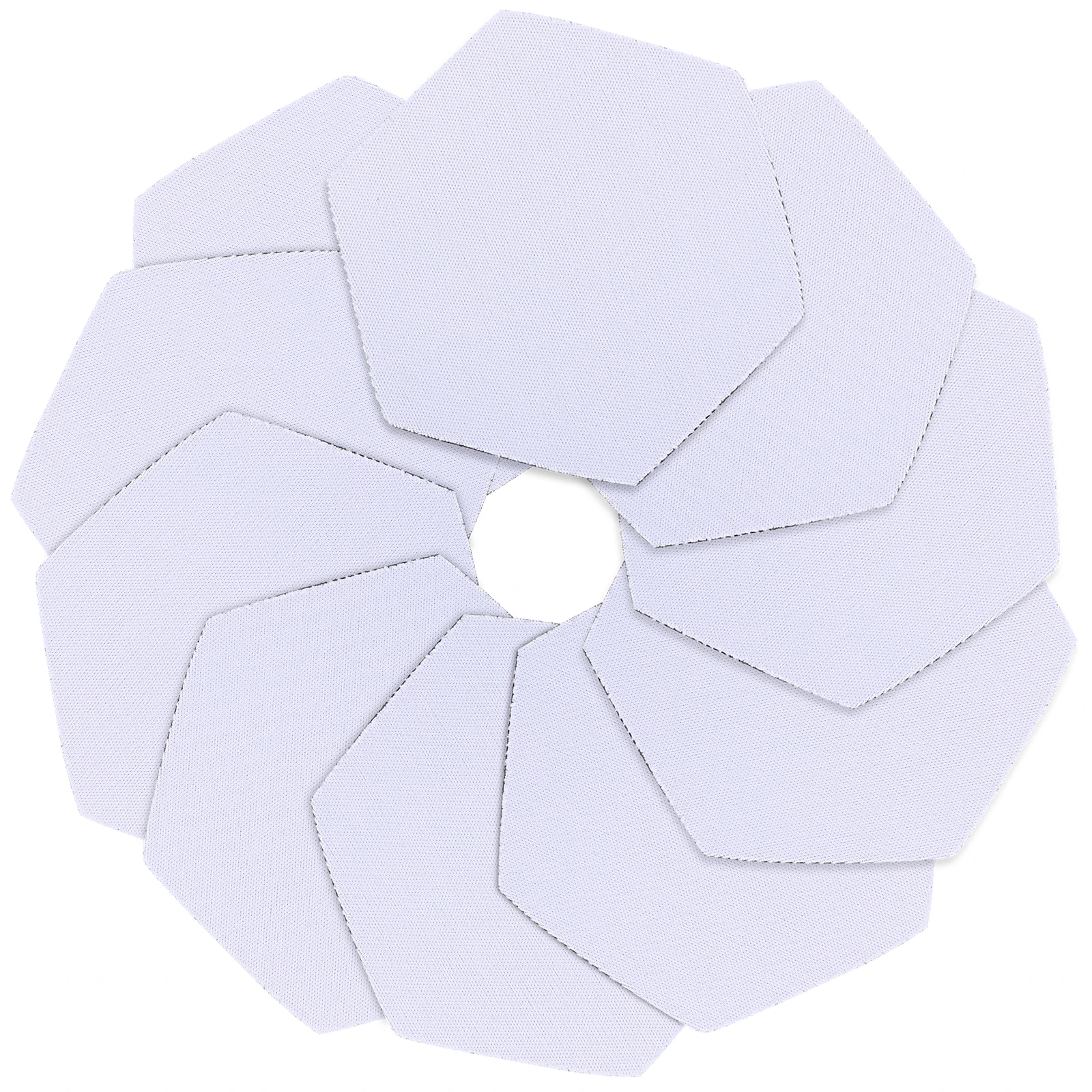 

10pcs Sublimation Coasters Blanks Diy Cup Mats Heat Transfer Tableware Pads Scald-Proof Coasters For Home Café Restaurant Decor