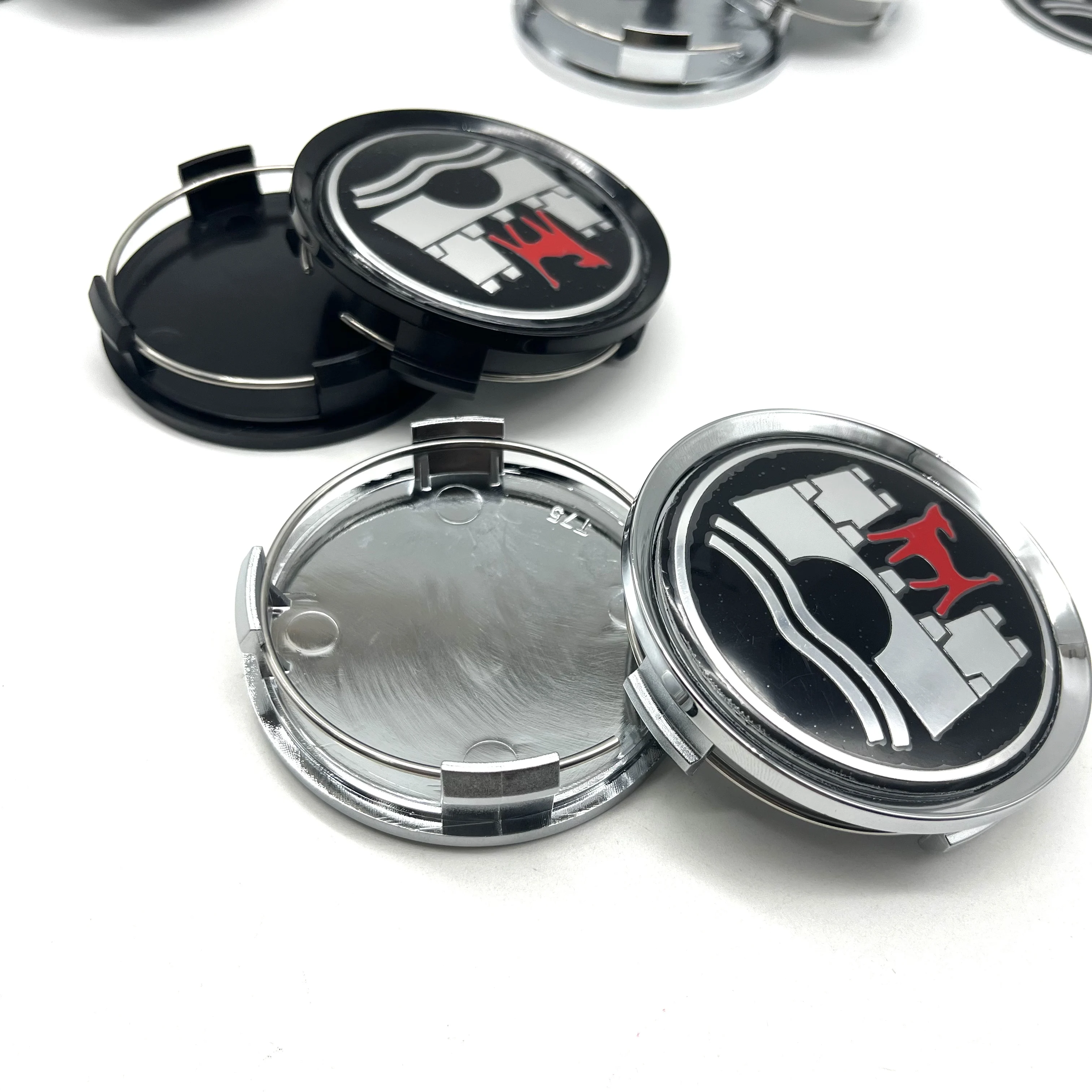 4pcs/Set 65mm 3D Wolfsburg Edition Emblem Badge OD75mm ID70mm  Car Wheel Center Caps Wheel Hubcap Cover High Cap Car Accessories view 5