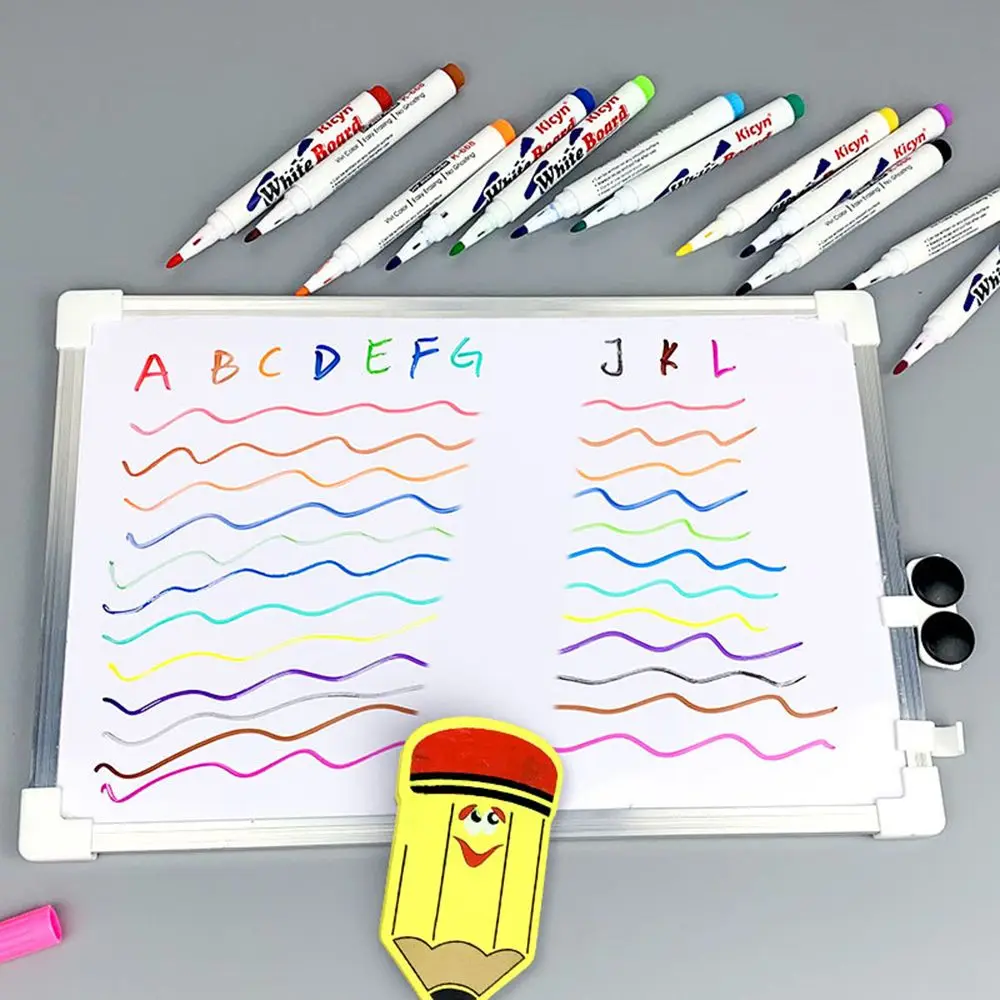 Bunte Markierung Stift Wasser Zeichnung schwimmende magische Gekritzel Stift lösch bare schwimmende Stift magische Wasser Malerei Stift Whiteboard Marker