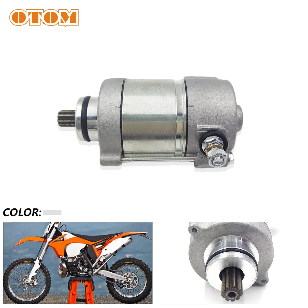 

OTOM 12V Motorcycle Starter Motor Electric Start Мотор 55140001100 For KTM 250EXC 200XCW 300EXC XC XCW 250 HUSQVARNA TE250 TE300