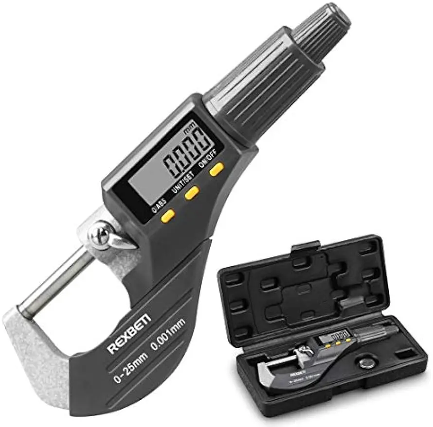 Digital Micrometer Professional Inch/Metric Measuring Tools 0.00005