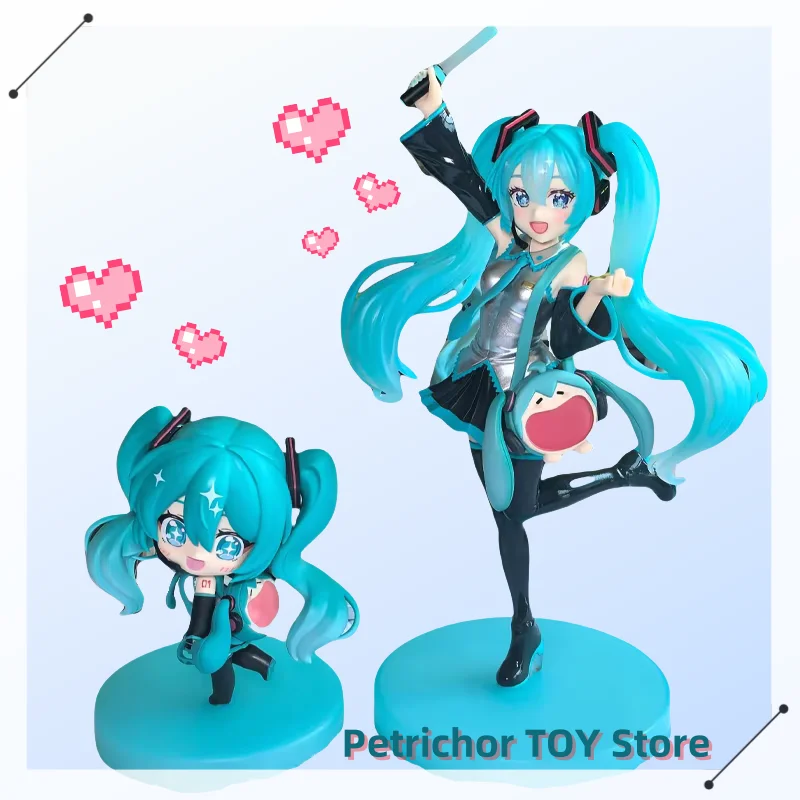 

In Stock Genuine New Furyu Tenitol Hatsune Miku Uwa Series Cute Smile Bag Miku Model Collectibles Model Ornament Figures Gift