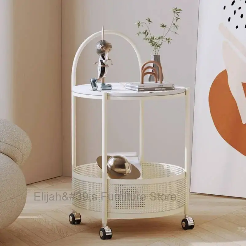

Modern Luxury Coffee Tables for Living Room Small Portable Middle Coffee Table Corridor Service Bijzettafel Home Furniture GG