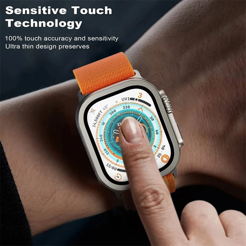 Tempered Glass for Apple Watch Ultra 1/2/3 49mm HD/privacy Anti-Scratch Screen Protector for iWatch series Ultra 49mm Cover Film view 5
