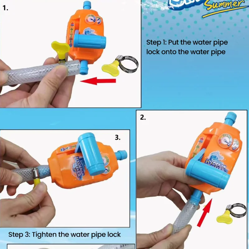 Wasser Jet Hubschrauber Spray Kinder Spielzeug One Key Launch Outdoor Sprinkler Spielzeug Rasen Wasser Schwimmbad Spielen Jungen Mädchen Sport Spiel