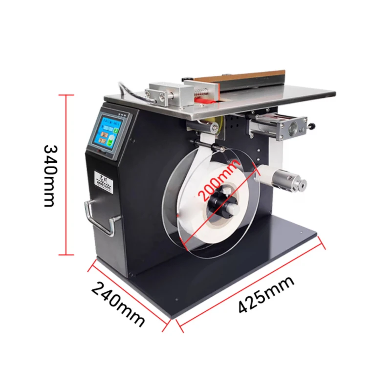 

90 ° Полуавтоматическая этикетировочная машина для прямоугольных коробок с правым углом, для нанесения этикеток на упаковку