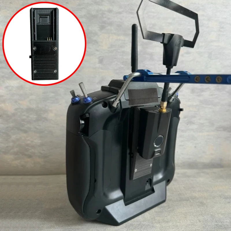 

1 шт. для модуля адаптера интерфейса Futaba 14SG CRSF Nano TX, крепление PETG-CF с фиксированным задним зажимом, совместимое с передатчиками ELRS/TBS