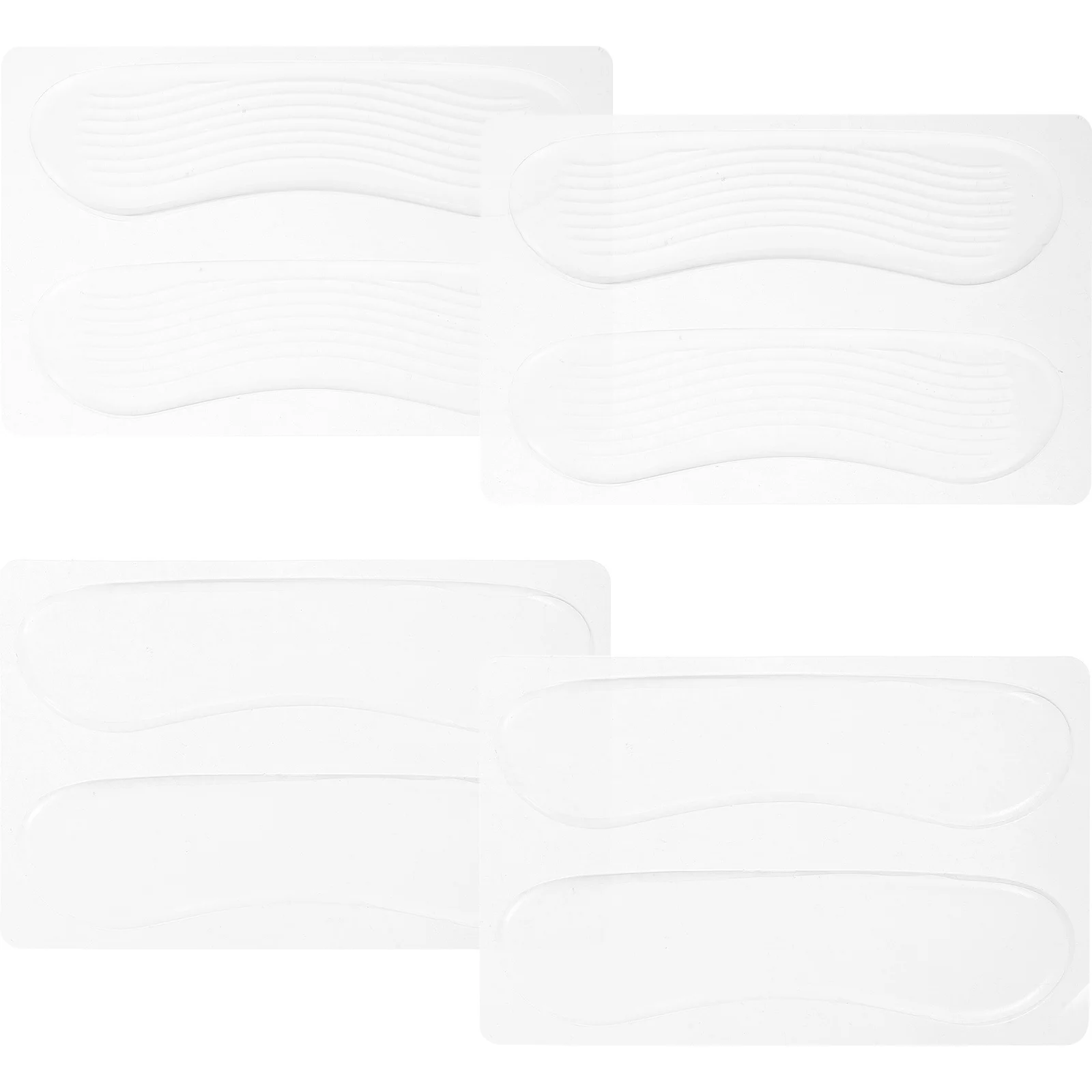 

8Pcs Silicone Heel Pads Wear-Resistant Heel Cushions Inserts for High Heels Boots Sandals Foot Comfort Non-Slip