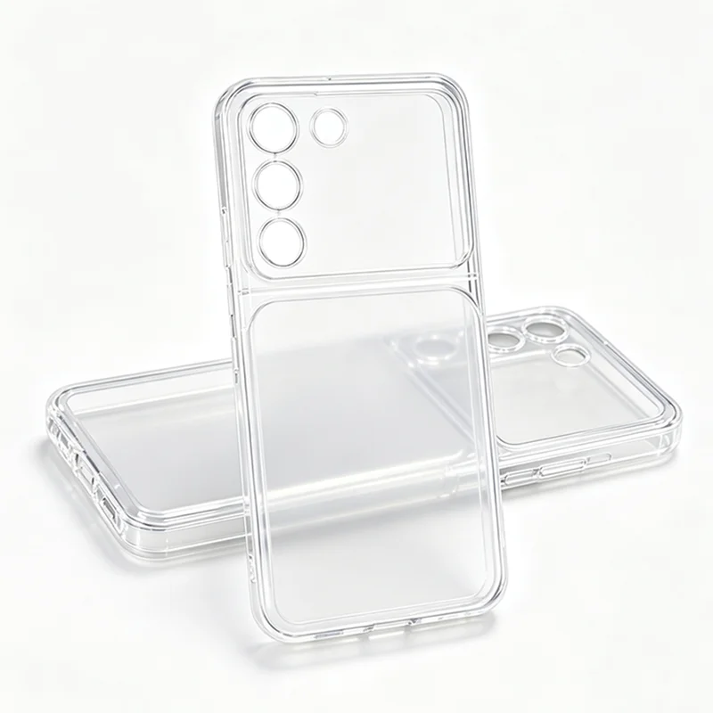 For SamSung Galaxy S26 Ultra S25 S24 S23 FE S22 S21 Ultra Plus Shockproof Clear Silicone Ultra Thin Cover Soft Back Cover Shell