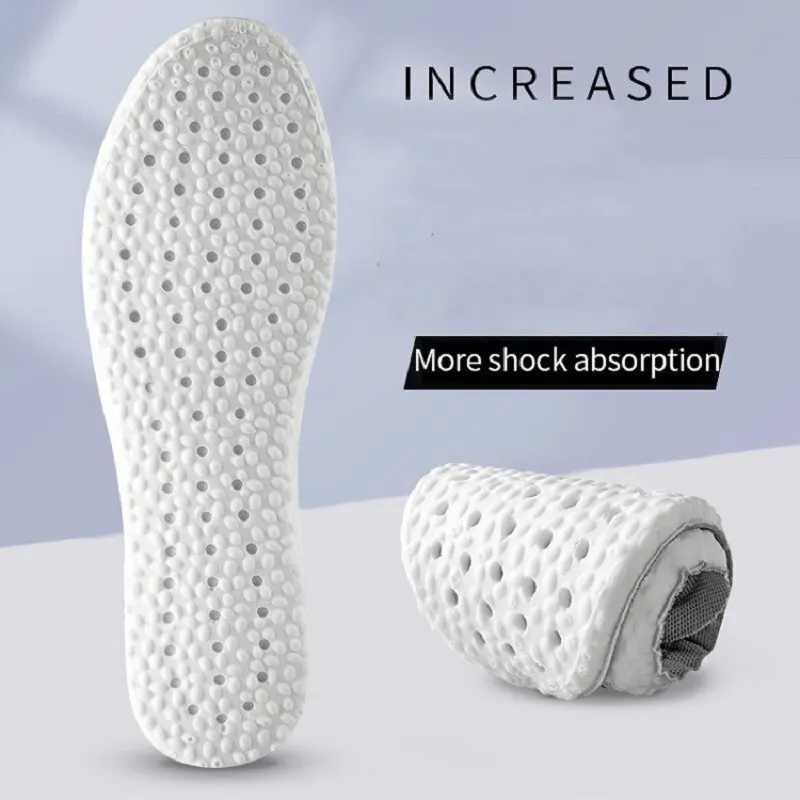 1Pair Sport Insoles for Shoes Memory Foam Sole Cushion Running Shock-Absorbant Breathable Deodorization EVA Orthopedic Soft Pad image 6