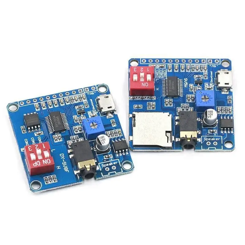 1PCS/piece Voice playback module, MP3 player, trigger playback, serial port control playback, DY-SV5W
