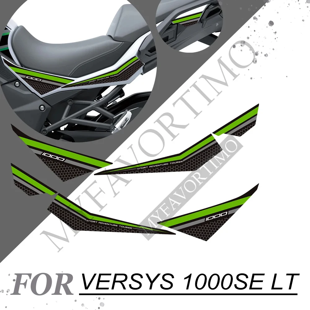 

Motorcycle Stickers Decals Trunk Luggage Cases Side Gas Fuel Oil Kit Knee Protector Tank Pad For Kawasaki VERSYS 1000 SE LT