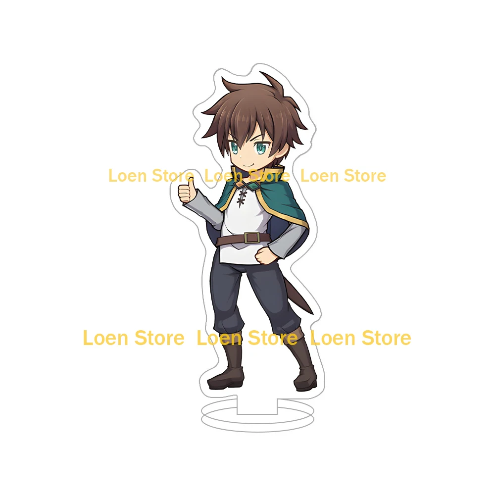 كونو سوباراشي سيكاي ني شوكوفوكو wo! Yunyun Kyouya Mitsurugi Cremea Fio Acure Megumi Rakless mini Anime Figure حامل أكريليك #2