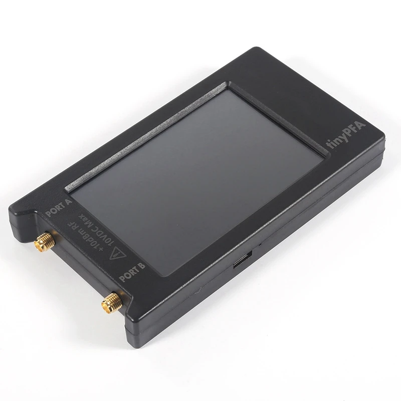 Tinypfa-Analisador de Frequência de Fase Portátil, Testador, Bateria e Caixa, Suporte Timelab, Fácil de Usar, 4 "Touch LCD, 1M -290 MHz