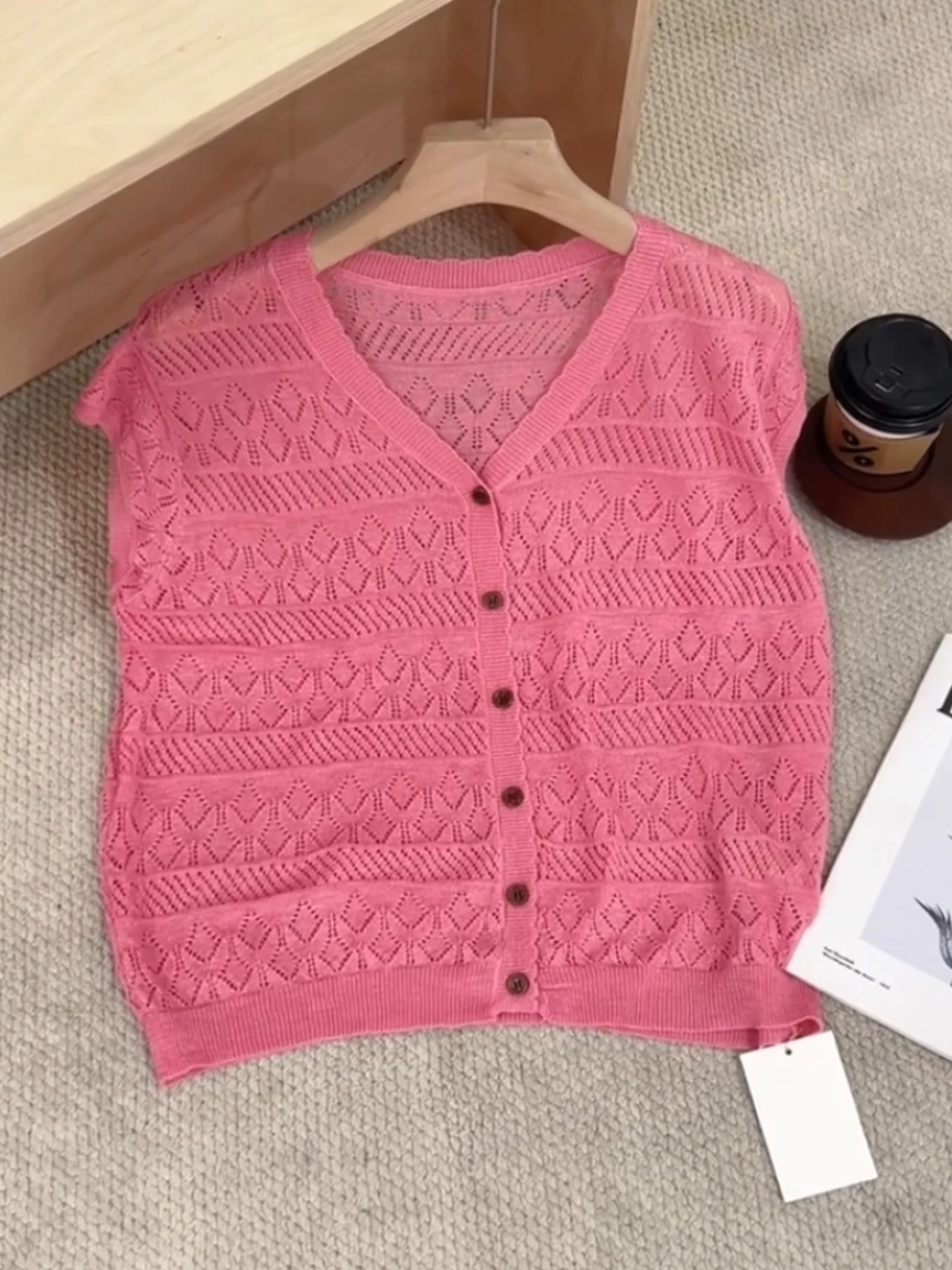 Ele oco para fora macio sle malha ort sve base irt chique luxo outono wear nova chegada comute amigável v-ne topo