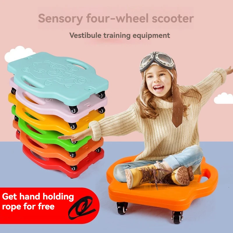 

Kindergarten big scooter sensory integration training equipment, children's early education, home teaching aids, vestibular