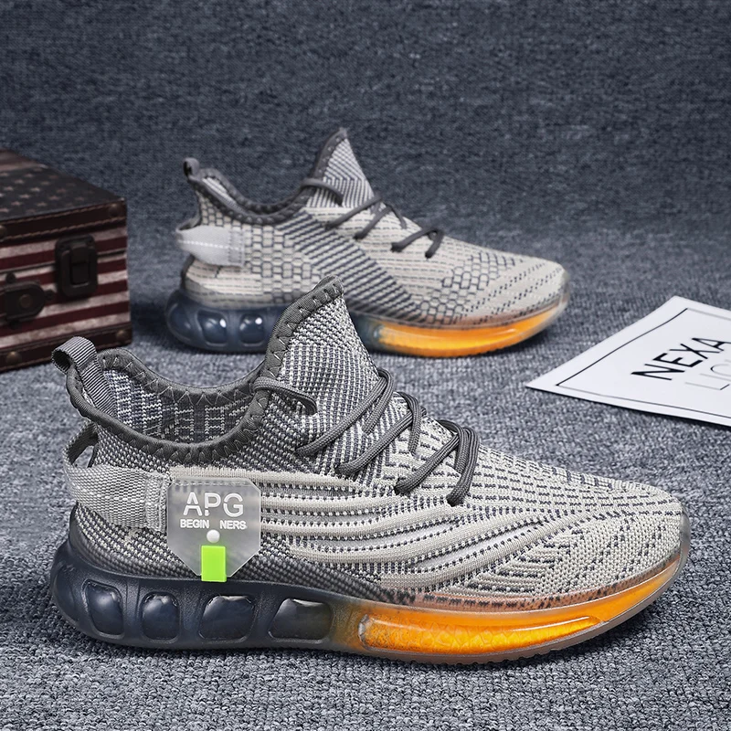 

Повседневные мужские кроссовки Four Seasons, модная дышащая мужская обувь для бега 2025 года, нескользящие мужские кроссовки Zapatillas Homb