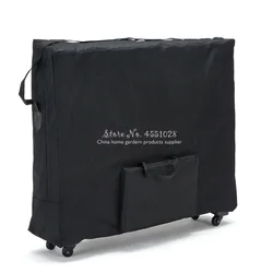 Bolsa de almacenamiento plegable Push-Pull para cama de masaje, mochila de tela Oxford impermeable con ruedas, duradera y resistente al desgaste, 93x60cm