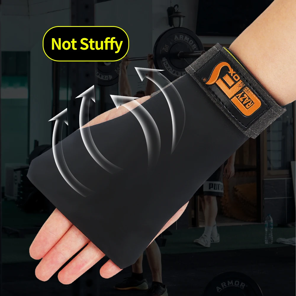 CRAZYFOX Fitness Training Hyperion Grip Weightlift Pull-up Glove  Guantes Deportivos Luvas Para Academia Guantes Para Calleras