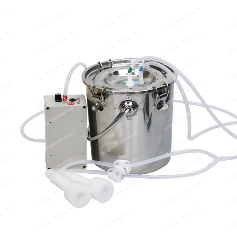 

5L cow and sheep milking device Small household electric milking machine Cow and sheep stainless steel barrel breast pump