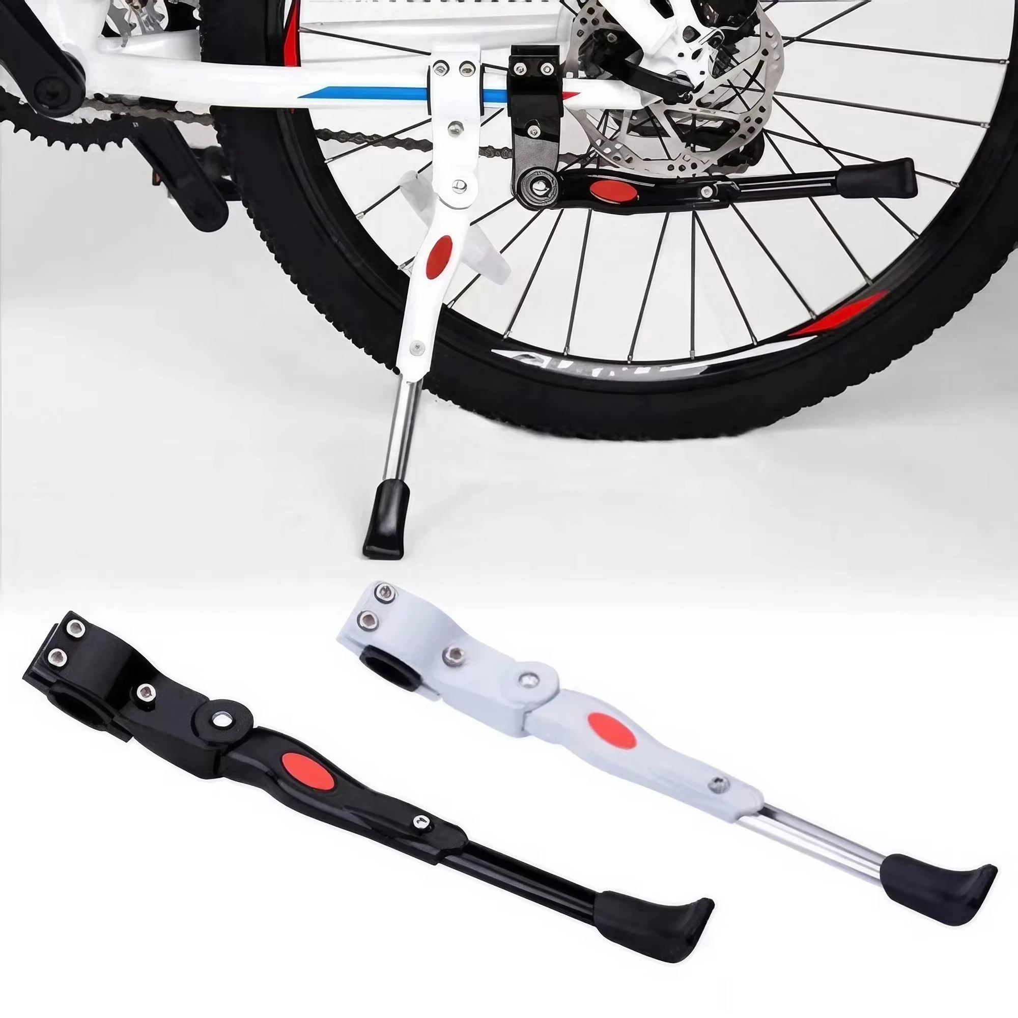 

Mountain Bike Bicycle Aluminum Alloy Single Support Foot Support Aluminum Alloy Support Side Support Single Ladder Bicycle Parts