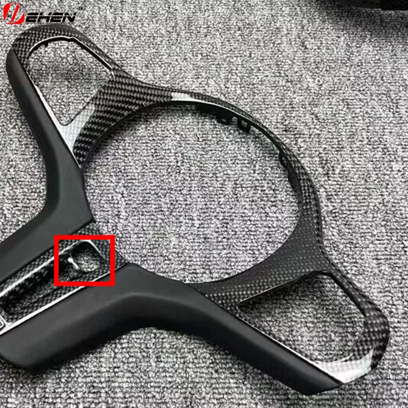 Suitable for BMW steering wheel cover 3 series 5 series G20 G30 G01 G08 modified MP carbon fiber hollow cover