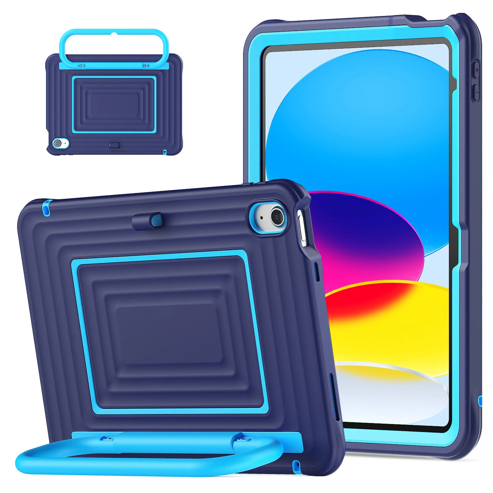 

Противоударный чехол для iPad 10-го/11-го поколения, iPad 11 A16 2025, Air 11, Pro 11 2018-2022 с подставкой и плечевым ремнем