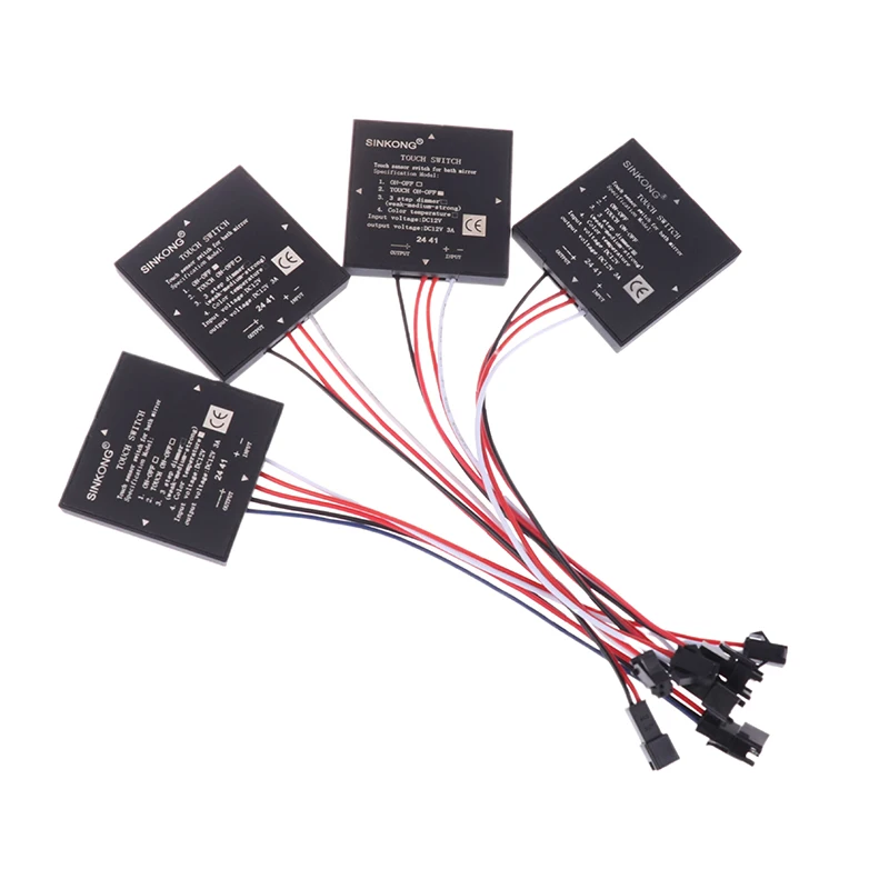 DC5-12V banyo aynası anahtarı dokunmatik değiştirme sensörü kademesiz LED endüktif karartma dokunmatik anahtarı led ışık ayna far