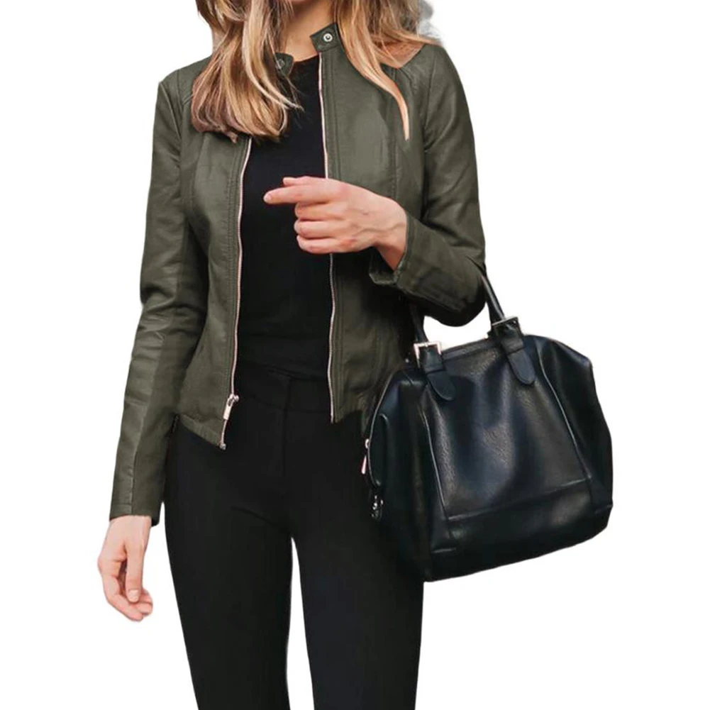 Hot Selling Jacket Men Leather Jackets Party Fashion Daily Outfit Artificial Leather Fabric For Casual Outings