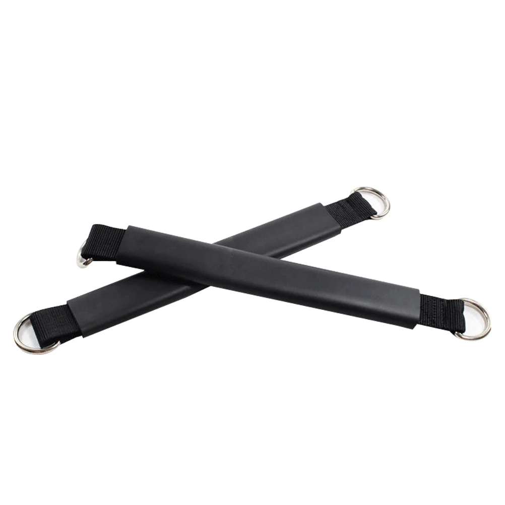 

Ankle Buckle Resistance Rope Straps for Cable Machines Foot Black Fitness Gym Equipment Soft Durable Heavy Duty Steel Hook Fits